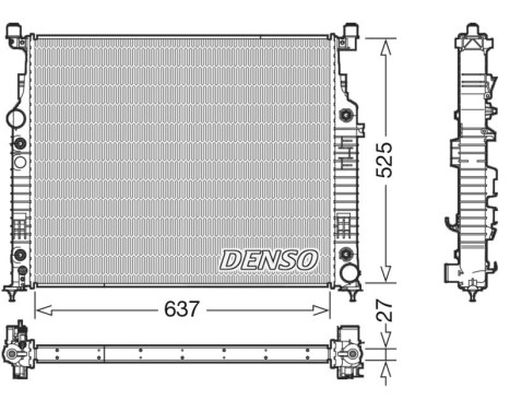 Radiador DRM17056 Denso
