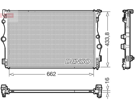 Radiador DRM17098 Denso