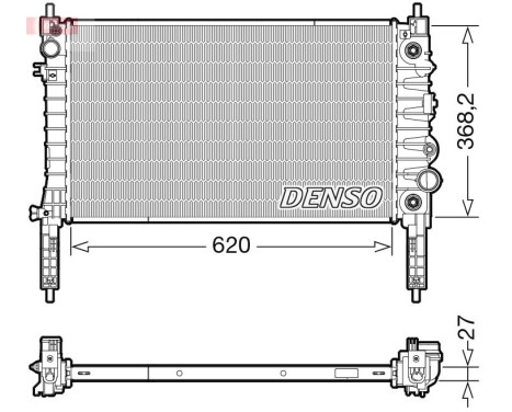 Radiador DRM20119 Denso
