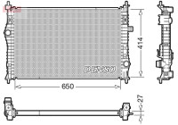 Radiador DRM21104 Denso