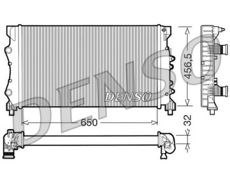 Radiador DRM23024 Denso