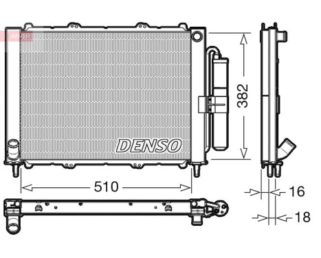 Radiador DRM23103 Denso