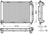 Radiador DRM23104 Denso
