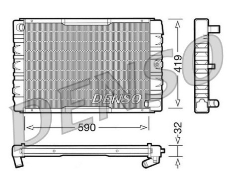 Radiador DRM33033 Denso