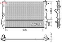 Radiador DRM44055 Denso