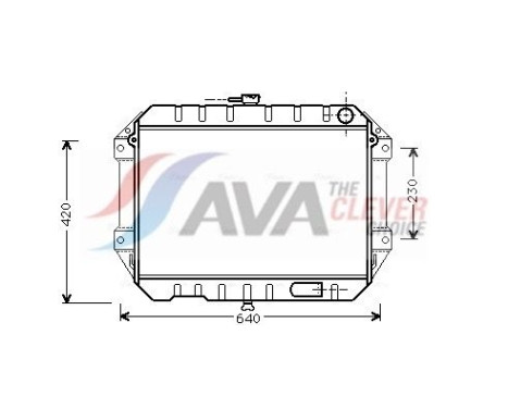 Radiador DU2027 Ava Quality Cooling