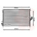 RADIADOR DUSTER/LOGAN/SANDERO con AIRE ACONDICIONADO 43002478 International Radiators, Miniatura 2