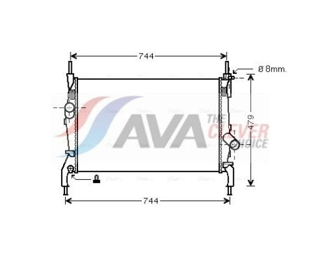 Radiador FD2404 Ava Quality Cooling