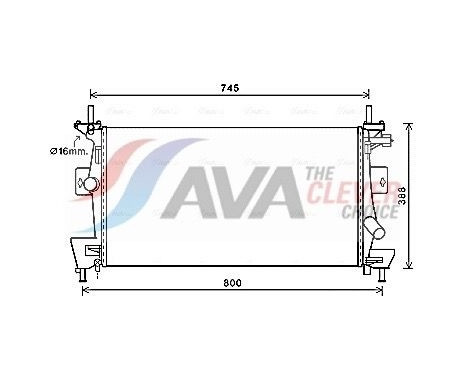 Radiador FD2475 Ava Quality Cooling