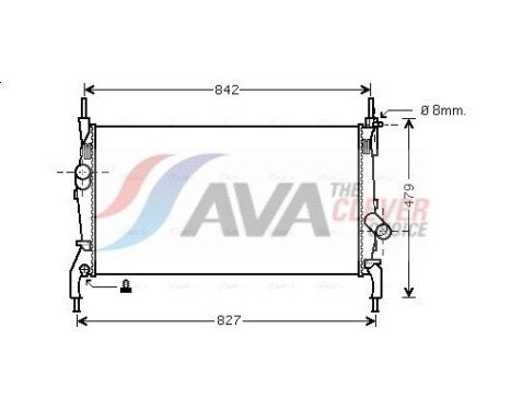 Radiador FDA2405 Ava Quality Cooling