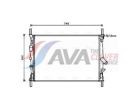 Radiador FDA2589 Ava Quality Cooling