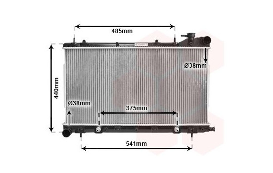 RADIADOR FORESTER 20i MT/AT 02- 51002049 International Radiators, Imagen 2