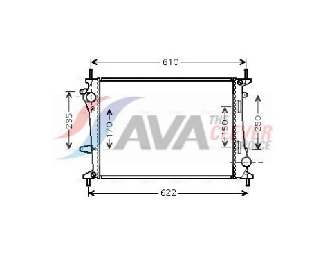 Radiador FT2329 Ava Quality Cooling