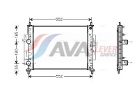 Radiador FTA2268 Ava Quality Cooling