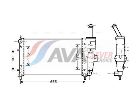 Radiador FTA2281 Ava Quality Cooling