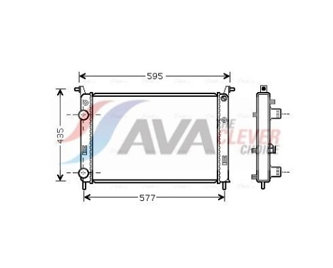 Radiador FTA2316 Ava Quality Cooling