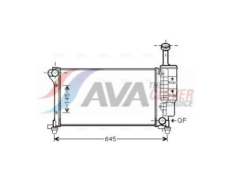 Radiador FTA2335 Ava Quality Cooling