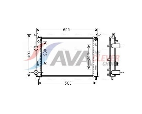 Radiador FTA2336 Ava Quality Cooling