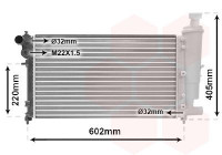 RADIADOR GASOLINA 1.0 / 1.1 / 1.3 09002118 International Radiators Plus