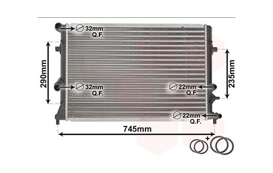 RADIADOR GASOLINA 1.2 58002289 International Radiators Plus, Imagen 4