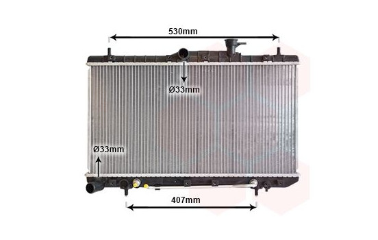 RADIADOR GASOLINA 1.3 A 82002086 International Radiators, Imagen 2