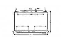 RADIADOR GASOLINA 1.4 / 1.6 82002188 International Radiators