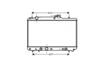 RADIADOR GASOLINA 1.6 Wagon AT 52002051 International Radiators