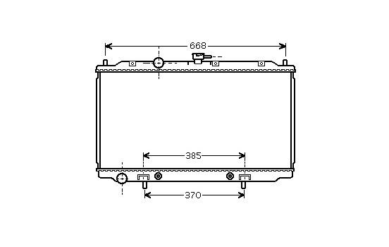 RADIADOR GASOLINA 1.8/2.0 A 13002218 International Radiators Plus