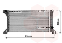 RADIADOR GASOLINA 2.0 / 2.0i 18002169 International Radiators