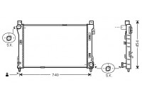 RADIADOR GASOLINA 2.0 MT -02 30002288 International Radiators