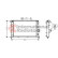 RADIADOR GASOLINA 2.0I con AIRE ACONDICIONADO 73002079 International Radiators, Miniatura 2