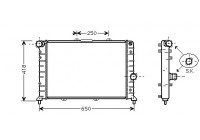 RADIADOR GASOLINA 2.0I con AIRE ACONDICIONADO 73002079 International Radiators