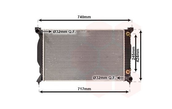 RADIADOR GASOLINA 2.4 A 03002229 International Radiators, Imagen 2