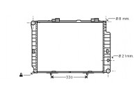 RADIADOR GASOLINA 2.4 MT 97-00 30002191 International Radiators