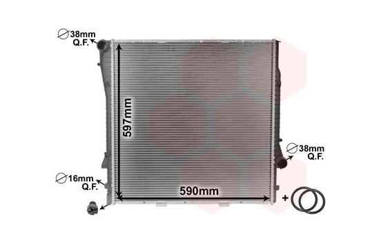 RADIADOR GASOLINA 4.4i AT desde '03 06002276 International Radiators Plus, Imagen 3