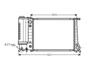 RADIADOR GASOLINA 520 AT sin AIRE ACONDICIONADO 88-92 06002106 International Radiators