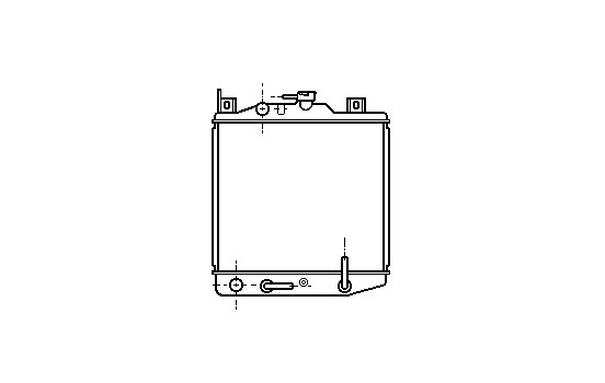RADIADOR GASOLINA hasta '94 1.0 AT 52002023 International Radiators