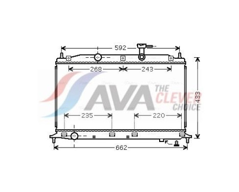 Radiador HY2188 Ava Quality Cooling