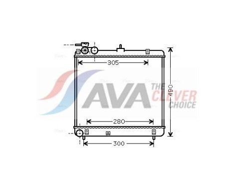 Radiador HY2192 Ava Quality Cooling