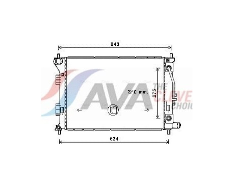 Radiador HY2390 Ava Quality Cooling