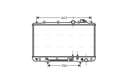 RADIADOR HYUND LANTRA 1.5 EN 94- 82002032 International Radiators, Imagen 2