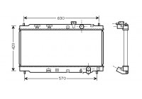 RADIADOR INTEGRA R 18i MT 97-00 25002180 International Radiators
