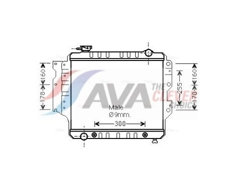 Radiador JE2022 Ava Quality Cooling