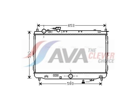 Radiador KA2070 Ava Quality Cooling