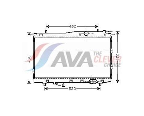 Radiador KA2087 Ava Quality Cooling