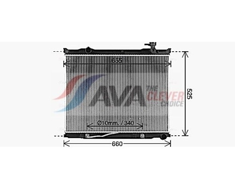 Radiador KA2337 Ava Quality Cooling