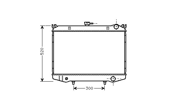 RADIADOR KING CAB/TERRANO1 MT 85- 13002064 International Radiators