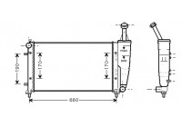 RADIADOR LANCIA Y 12i MT +/sin AIRE ACONDICIONADO desde '03 17002300 International Radiators