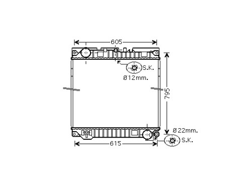 RADIADOR MAN TG L/M MT 05- 64002049 International Radiators