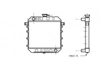 RADIADOR MANTAB/ASCONA B 16 MT 75- 37002024 International Radiators
